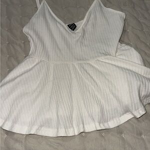 White Sleeveless Women's Top